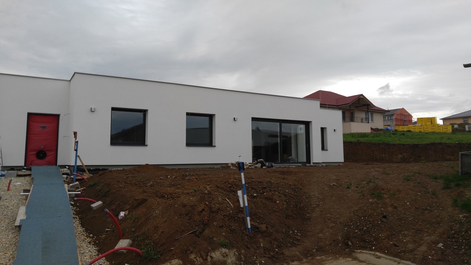 Měření průvzdušnosti a zjištění intenzity výměny vzduchu pro pasivní domy Blower door test novostavby v Uherském Brodě