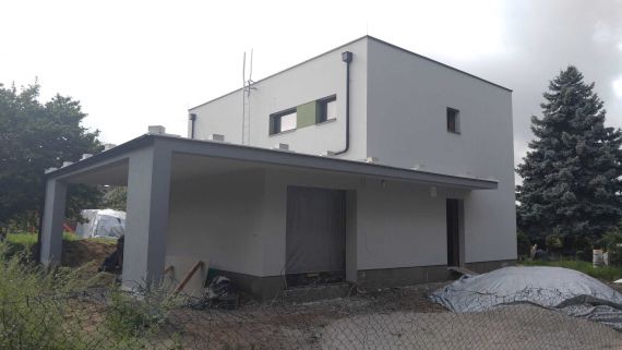 Kontrolní měření vzduchotěsnosti: Pasivní dům splnil normy s rezervou Měření průvzdušnosti pasivního domu pro Novou zelenou úsporám